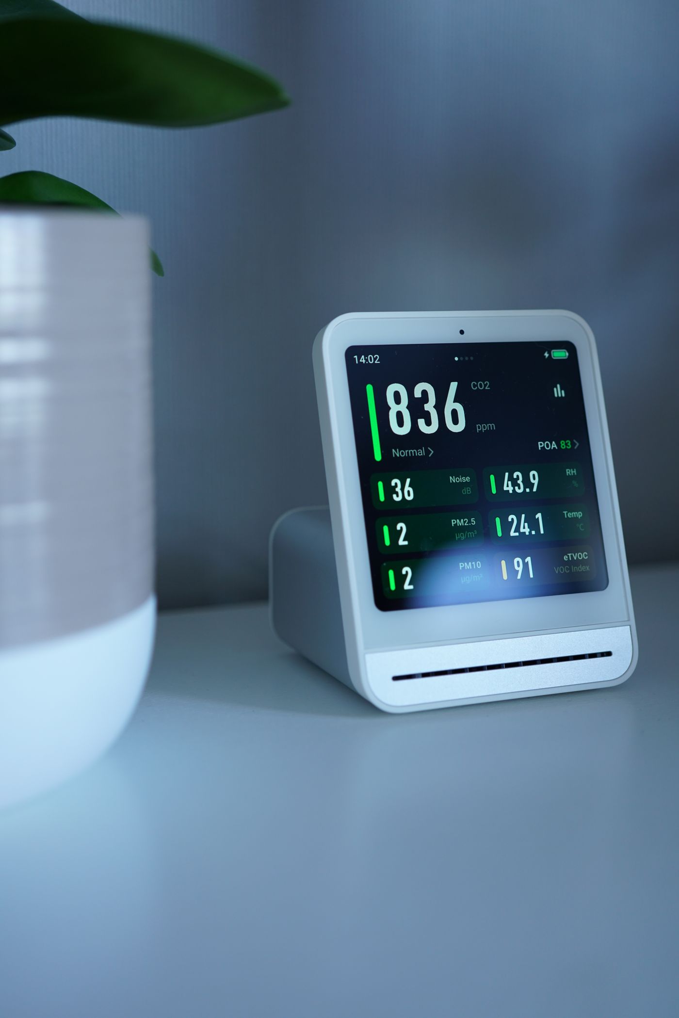 Werte eines Raumluftsensors einordnen