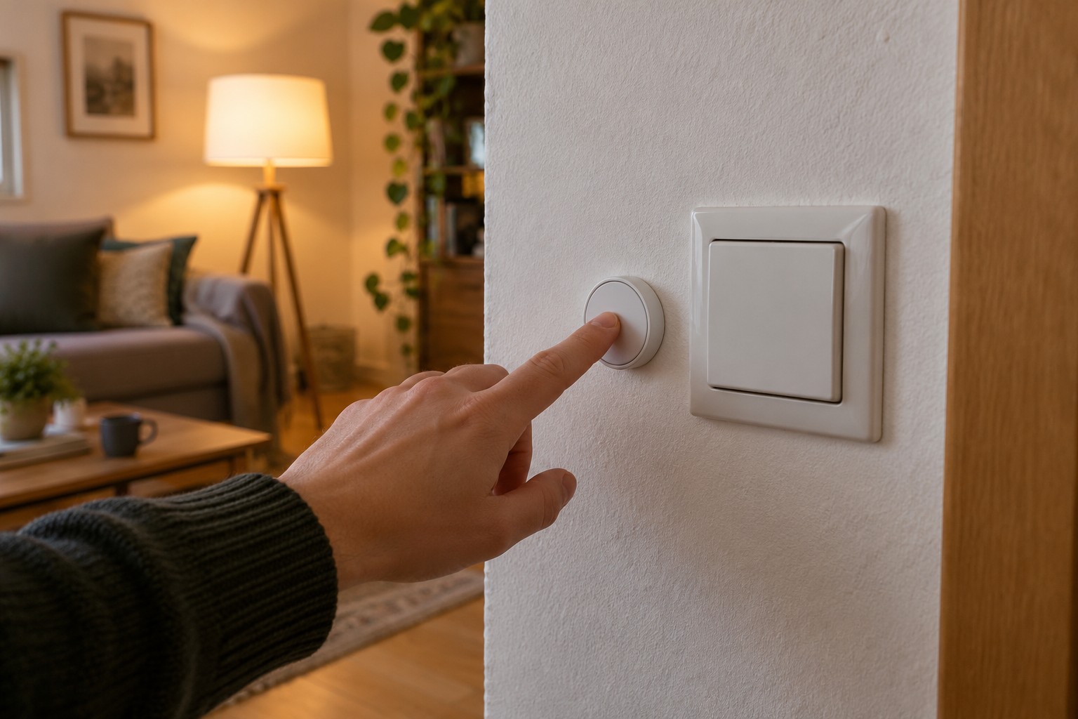 Einen Smart-Home-Taster im Alltag nutzen