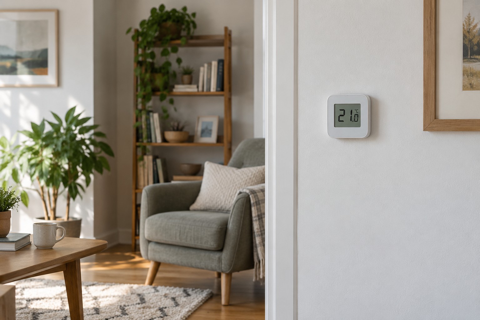 Einen Raumtemperatursensor platzieren